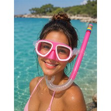 Lusenne Deniz Malzemesi: Çocuklar Için Ayarlanabilir Maske ve Şnorkel Seti, Deniz ve Havuz Kullanımı