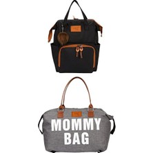Lusenne Bebek Bakım Çantası: Termal Biberonlu Bebek Bakım Sırt Çantası ve Mommy Bag