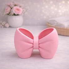Lusenne Makyaj & Takı Organizeri: Pembe Fiyonk Temalı Organizer ile Takı ve Makyajınızı Koruyun
