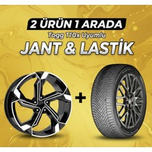 Kormetal Togg T10X Uyumlu MOMO225/60R18 Dört Mevsim Lastiği 4 Adet YILI:2025+DY1708 Bd 18"jant 4 Adet