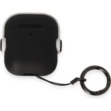İlk El Grup Apple Airpods 2 (2.nesil) Cool Kılıf - Siyah-Beyaz