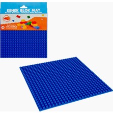 PlayZen Esnek Blok Mat 20X20 Mavii
