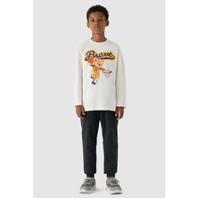 NBT Jeans Erkek Çocuk Ekru Tshirt