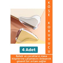 Lusenne Koruyucu ve Kilit: Silikon Köşe Koruyucu Seti, Mobilya ve Masa Güvenliği