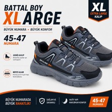 WanderFull Sky Max Big Size Erkek Sneaker Ayakkabı Battal Boy Gri 45-47