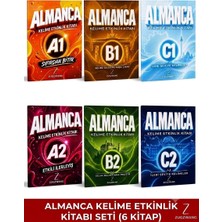 A1 + A2 + B1 + B2 + C1 + C2 Almanca Kelime Etkinlik Kitapları Seti | Sıfırdan Zirveye Yerleş | Kalıcı Öğren