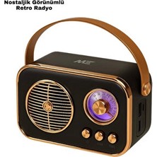Lusenne Dizüstü Bilgisayar: Taşınabilir Vintage Bluetooth Radyo ve Müzik Çalar ile Nostaljik Atmosfer