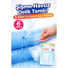 Lusenne Şişme Havuz & Aksesuarı: Su Geçirmez Pvc Tamir Bandı - Yırtık ve Delik Onarım Seti
