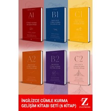  A1 + A2 + B1 + B2 + C1 + C2 Cümle Kurma Gelişim Kitapları 6'lı  Set