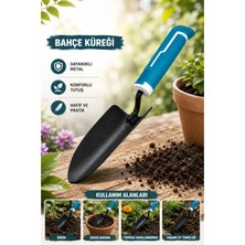 Arkhelais Bahçe Küreği - El Küreği - Hobi Bahçe Mini Toprak Dikim Fide Saksı Çiçek Bakım Küreği Plastik Saplı