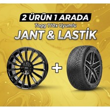 Kormetal Togg T10X Uyumlu MOMO225/60R18 Kış Lastiği 4 Adet YILI:2025+CA178018 B 18"jant 4 Adet