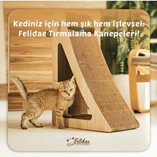 Lusenne Kedi Tırmalaması: Dikey Tırmalama Kanepesi - Dayanıklı Oluklu Mukavva ve Pratik Kullanım