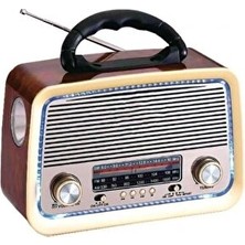Lusenne Nostaljik Radyo: Nostaljik Bluetooth Radyo, Fm ve Sd Kart Desteği, Yüksek Ses Kalitesi