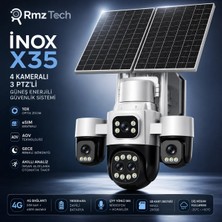 RMZTECH Inox X35 4 Kameralı 3 Ptz 10X Optik Zoom