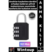 Lusenne Koruyucu ve Kilit: Çelik Gövde Güvenli Şifreli Asma Kilit, Dayanıklı ve Su Geçirmez