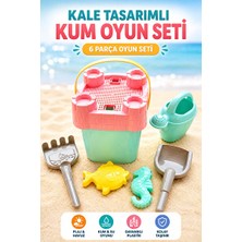 Lusenne Plaj Oyuncakları: Renkli Kale Tasarımlı Kum Seti ile Çocukların Plaj Eğlencesi
