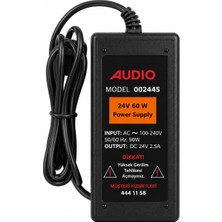 AUDIO Audıo 002445 Güç Kaynağı 24V 60 Watt