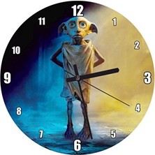 Lusenne Duvar Saati: Harry Potter Dobby Ev Elf Temalı Çocuk Odası