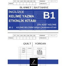 Zugzwang B1 Ingilizce 30 Kere Kelime Yazma Etkinlik Kitabı | Ingilizce Öğreten Analizli Etkinlik Kitabı B1
