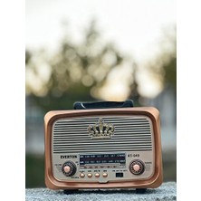 Lusenne Nostaljik Radyo: Ahşap Görünümlü Bluetooth Radyo, Retro Tasarım ve Güçlü Ses