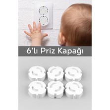 Lusenne Koruyucu ve Kilit: Bebek Güvenlik Priz Kapağı, 6 Adet Çocuk Koruma Kapağı