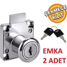 Lusenne Koruyucu ve Kilit: Kare Tipi Çekmece Kilidi, 2 Adet Güvenlik Koruma