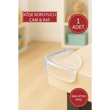 Lusenne Koruyucu ve Kilit: Masa ve Raf Kenar Koruyucu, Çocuk Güvenliği Için 1 Adet