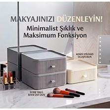 Lusenne Makyaj & Takı Organizeri: Çekmeceli Çok Amaçlı Masaüstü Organizer, Makyaj ve Takı Saklama