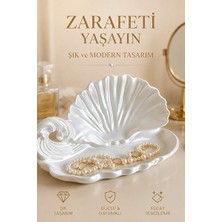 Lusenne Makyaj & Takı Organizeri: Deniz Kabuğu Temalı Takı ve Makyaj Organizeri, Dekoratif ve Düzenli Saklama
