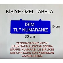Lusenne Koruyucu ve Kilit: Kişiye Özel Isim ve Telefon Numaralı Araç Tabelası