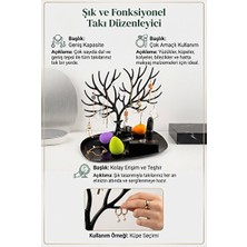 Lusenne Makyaj & Takı Organizeri: Geyik Şekilli Takı ve Mücevher Askılığı, Zarif ve Fonksiyonel Tasarım