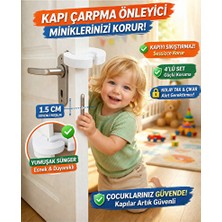 Lusenne Koruyucu ve Kilit: Kapı Çarpma Önleyici Set - Bebek ve Çocuk Güvenliği