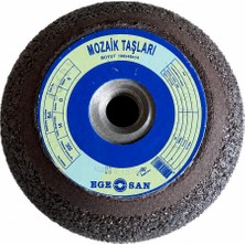 Erçelik Egesan Mozaik Taşı Konik Zımpara Taşı 100X45X14 mm Taş Motoru Bileme ve Taşlama Taşı