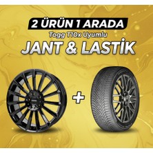 Kormetal Togg T10X Uyumlu MOMO225/60R18 Dört Mevsim Lastiği 4 Adet YILI:2025+CA178018 B 18"jant 4 Adet