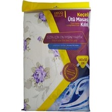 Lusenne Ütü Masası ve Aksesuarı: Mor Keçeli Ütü Masası Kılıfı, Şık ve Koruyucu, 140X50 cm
