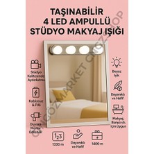Lusenne Masa ve Gece Lambası: Taşınabilir LED Makyaj ve Stüdyo Işığı