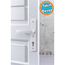 Lusenne Koruyucu ve Kilit: Beyaz Pvc Kapı Kolu Takımı, Pratik ve Güvenli Kullanım