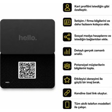 Meo Hello Akıllı Nfc ve Qr Kodlu Kartvizit