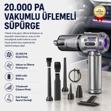 Hızlı Store 20000PA 6000mAh 100W Toz Üfleme ve Süpürge Ev / Araba / Ofis Süpürgesi