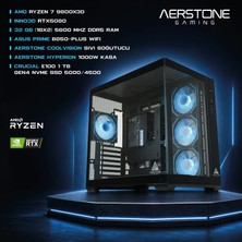 Aerstone | Hyperıon | Rtx 5080 | Ryzen 7 9800X3D | 32 GB Ddr5 Ram | 1tb SSD | Sıvı Soğutucu | Oyuncu Oem Paket