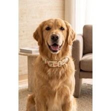 GOBYPET Köpekler Için Dayanıklı ve Güvenli, Desenli Boyun Tasması ( 25MM )