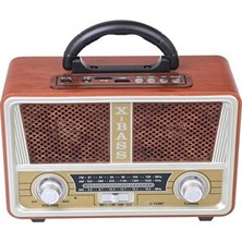 Lusenne Nostaljik Radyo: Retro Ahşap Radyo ve Bluetooth Hoparlör ile Nostaljik Ses Deneyimi