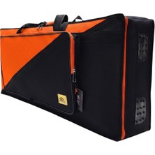 Yamaha Psr SX900, A3000, A5000 Keyboard Orglar Için Uyumlu Soft Case Taşıma Çantası Edgeline Turuncu