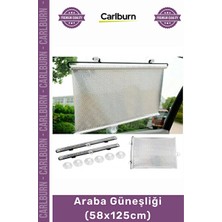 Lusenne Oto Güneşlik Perde: Otomatik Makara Yan ve Arka Cam Güneş Koruyucu, Siyah