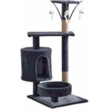 Lusenne Kedi Tırmalaması: Peluş Kaplamalı 40X50X97 cm Kedi Tırmalama Tahtası