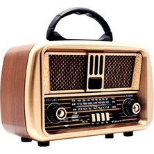 Lusenne Nostaljik Radyo: Vintage Tasarımlı Bluetooth Radyo ve Ses Bombası Özelliği