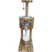 Lusenne Kedi Tırmalaması: Uzun Platformlu Kedi Tırmalama S7, 128 cm