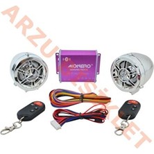 Lusenne Motosiklet Yedek Parçalar: Motosiklet Için Çok Fonksiyonlu Bluetooth Müzik Sistemi ve Radyo