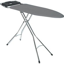 Lusenne Ütü Masası ve Aksesuarı: Krom Xl Ütü Masası, 47X125 Cm, Şık ve Kullanışlı Tasarım
