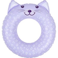 Swim Essentials Leopard Lila Yüzme Simidi 55CM